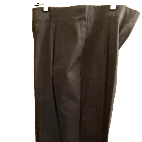 Jaclyn Smith Women's Comfort / Career Pants Black Side Zipper Wide Waistband 16M - Picture 3 of 9